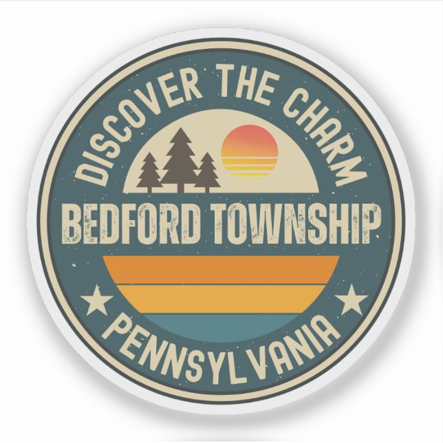 Stadt Bedford, Pennsylvania Aufkleber (Vorderseite)