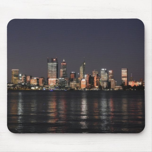 Stadt bei Nacht Mousepad (Vorne)
