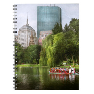 Stadt - Boston Ma - Boston Public Garden Notizblock