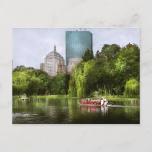 Stadt - Boston Ma - Boston Public Garden Postkarte