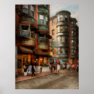 Stadt - Boston MA - das Nordquadrat Poster