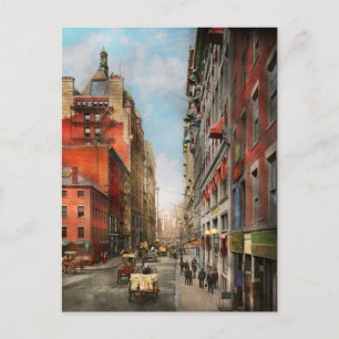 Stadt - Boston MA - Staat St 1905 Postkarte