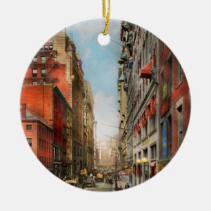 Stadt - Boston MA - State St 1905 Keramik Ornament