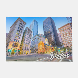 Stadt Boston, Massachusetts, USA Fußmatte