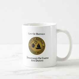 Stadt Buffalo Dept of Coffee & Donuts Offiziell Kaffeetasse