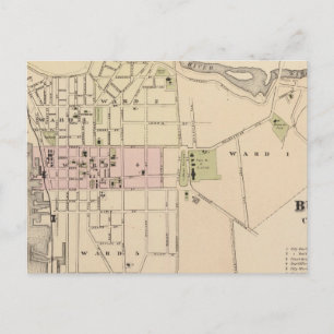 Stadt Burlington in Vermont Postkarte