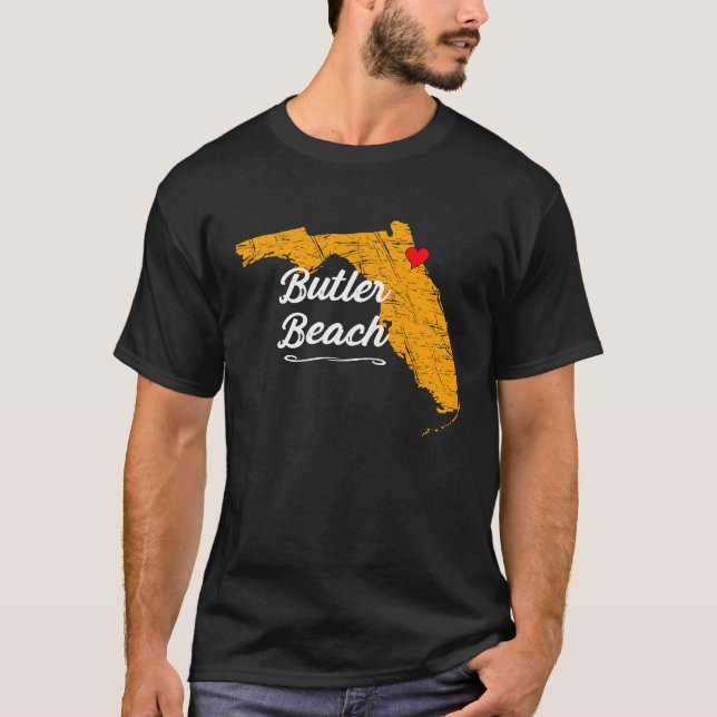 Stadt BUTLER BEACH FLORIDA FL Merch Souvenir G T-Shirt (Vorderseite)
