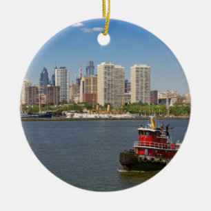 Stadt - Camden, NJ - Die Stadt Philadelphia Keramikornament