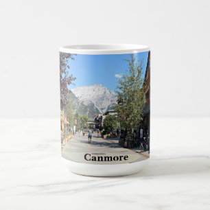 Stadt Canmore in Alberta Kanada Kaffeetasse