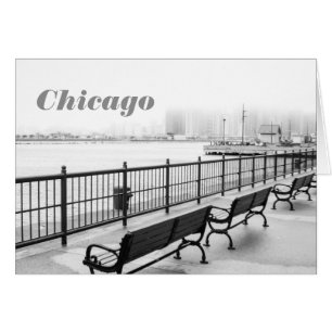 Stadt Chicago Foto Card