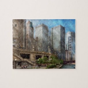 Stadt - Chicago IL - Eine Legende wird fortgesetzt Puzzle