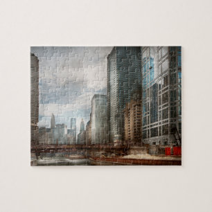 Stadt - Chicago, IL - Eine neue Stadt aufbauen Puzzle