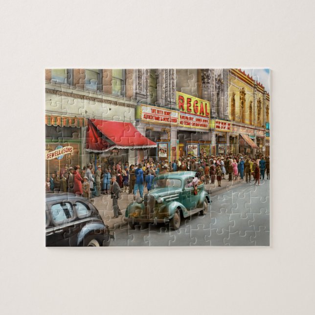 Stadt - Chicago, IL - Unterhaltung Chicago 1941 Puzzle (Horizontal)