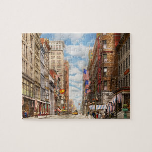 Stadt - Cincinnati, OH - Fourth und Race St 1908 Puzzle
