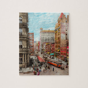 Stadt - Cincinnati, OH - Königstadt 1915 Puzzle