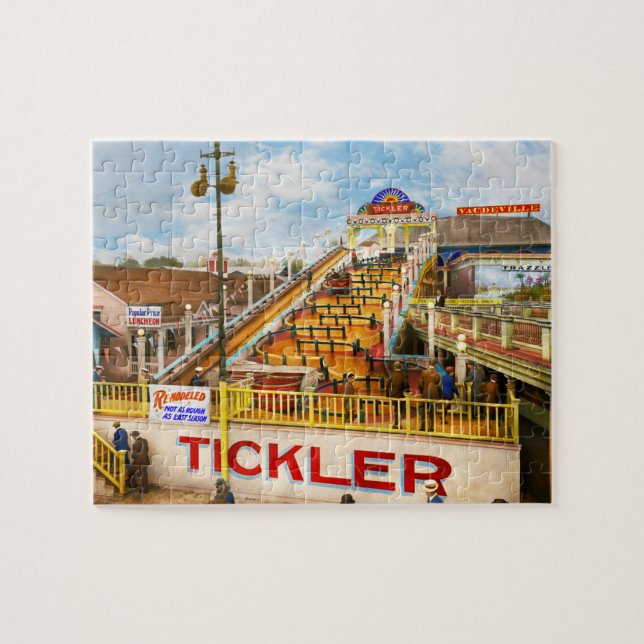 Stadt - Cincinnati OH - Tickle mich 1909 Puzzle (Horizontal)
