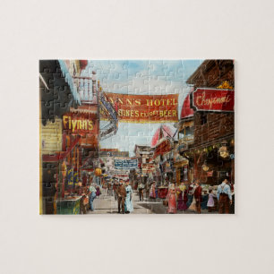 Stadt - Coney Island NY - Bowery Bier 1903 Puzzle