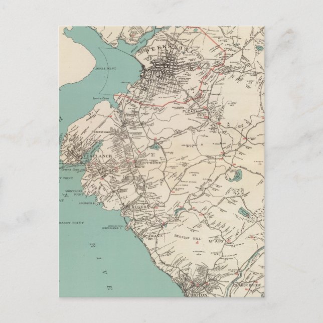 Stadt Cortlandt Postkarte (Vorderseite)