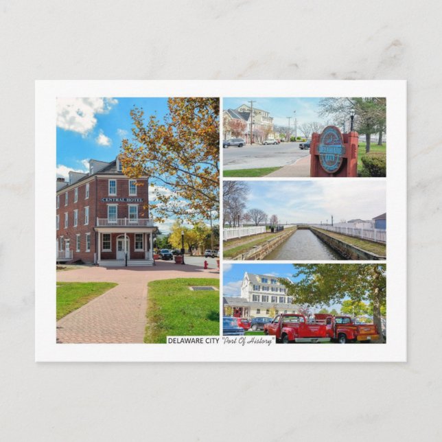 Stadt Delaware. Postkarte (Vorderseite)