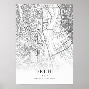 Stadt Delhi Poster