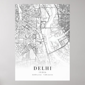 Stadt Delhi Poster