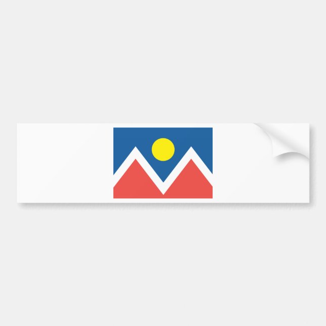 Stadt Denver Autoaufkleber (Vorne)