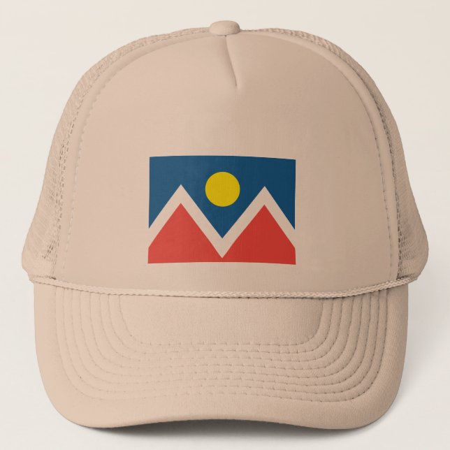 Stadt Denver Truckerkappe (Vorderseite)