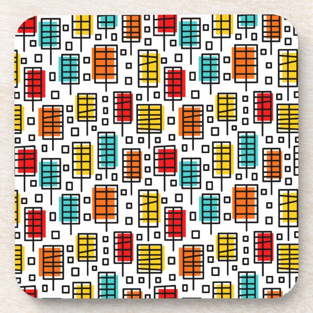 Stadt der Blätter Getränkeuntersetzer (Vorderseite)