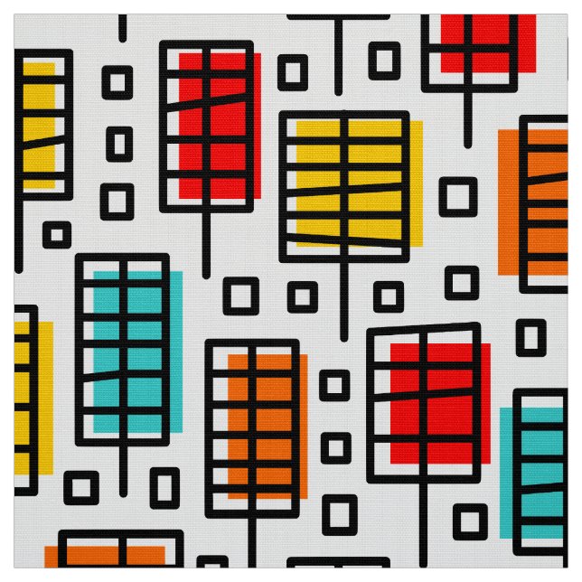 Stadt der Blätter Stoff (Muster)