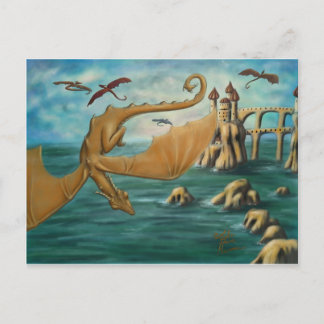 Stadt der Drachen Postkarte