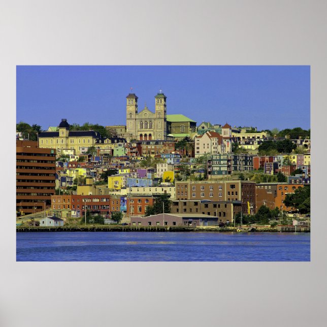 Stadt der Farben Poster (Vorne)