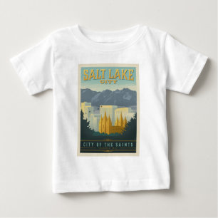Stadt der Heiligen   Salt Lake City, Utah Baby T-shirt