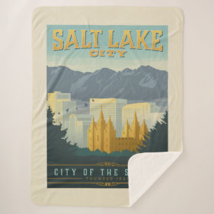 Stadt der Heiligen   Salt Lake City, Utah Sherpadecke