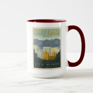 Stadt der Heiligen   Salt Lake City, Utah Tasse