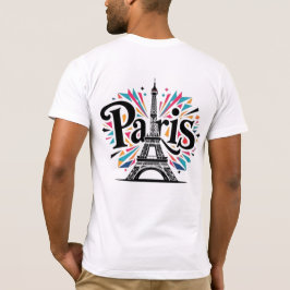 Stadt der Lichter: Bold Paris Typografy Art T-Shirt