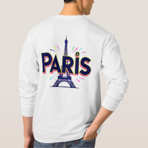 Stadt der Lichter: Bold Paris Typografy Art T-Shirt