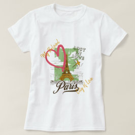 Stadt der Liebe, Paris T-Shirt