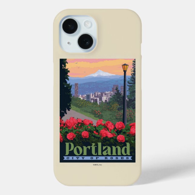 Stadt der Rose | Portland, Oregon Case-Mate iPhone Hülle (Rückseite)