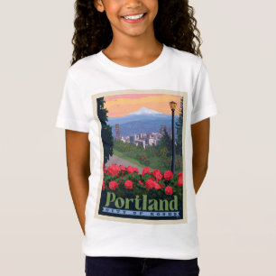 Stadt der Rose   Portland, Oregon T-Shirt