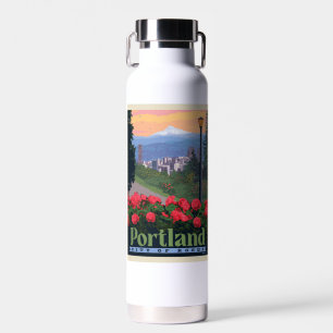 Stadt der Rose Portland, Oregon Trinkflasche
