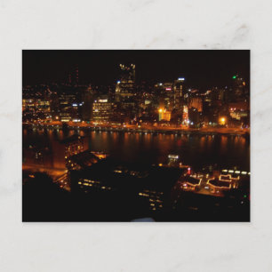 Stadt der Schwarzen und Gold Postkarte