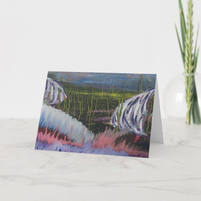 Stadt der Traumgrußkarte durch Kennzeichen Easton Karte (Vorderseite)