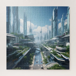 Stadt der Zukunft Puzzle