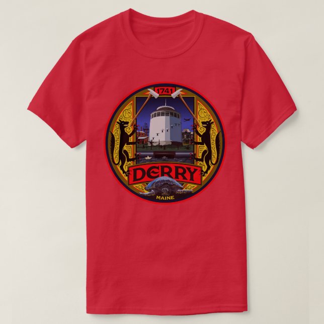 Stadt Derry T-Shirt (Design vorne)