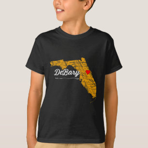 Stadt Dery Florida Urlaub Souvenir Merch - Gra T-Shirt