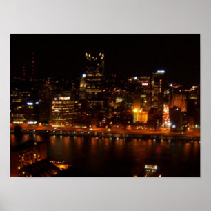 Stadt des Schwarzen und des Goldes Poster