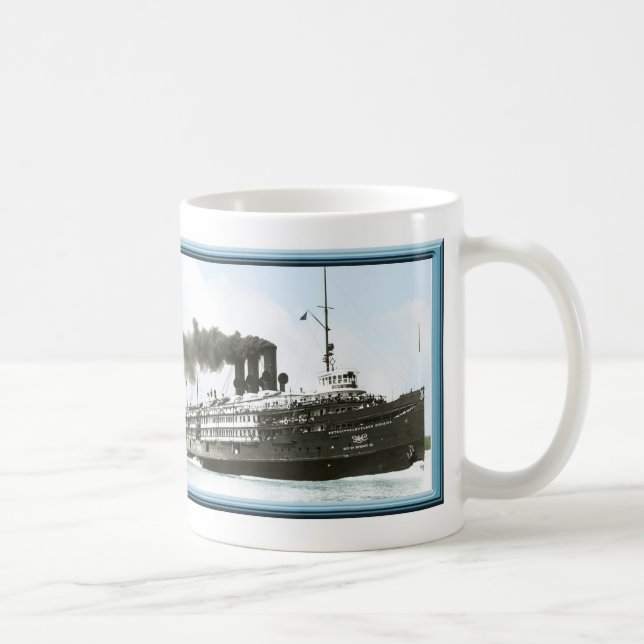 Stadt Detroit III Tasse (Rechts)