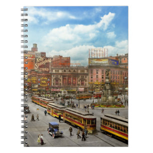 Stadt - Detroit MI - Motorstadt 1917 Notizblock