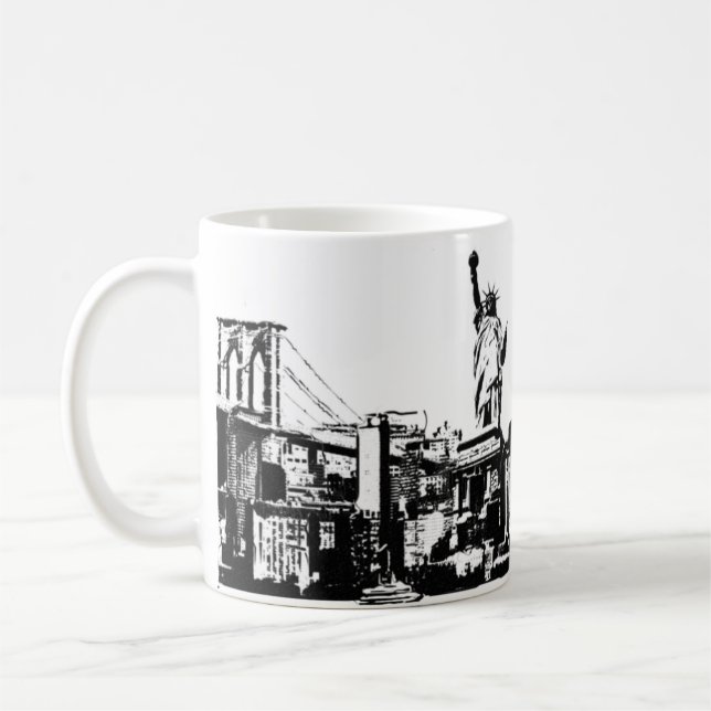 Stadt, die Sie inspiriert Tasse (Links)