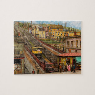 Stadt - Duluth, MN - Seventh Ave West Incline 1908 Puzzle